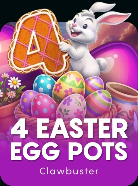 4 Easter Egg Pots