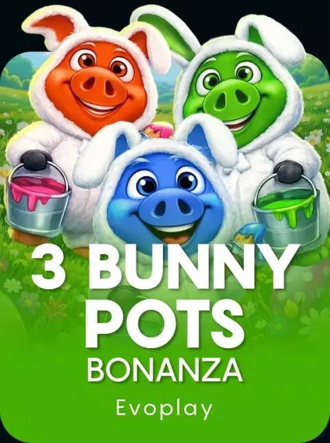 3 Bunny Pots Bonanza