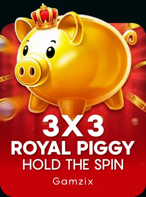 3x3 Royal Piggy: Hold the Spin