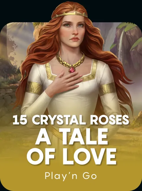 15 Crystal Roses A Tale of Love