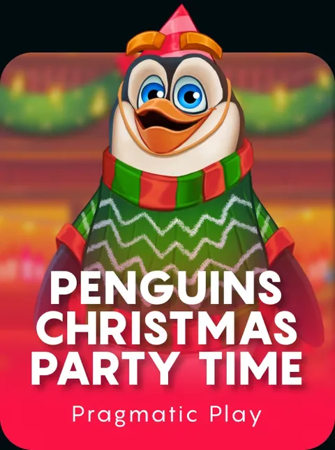 Penguins Christmas Party Time